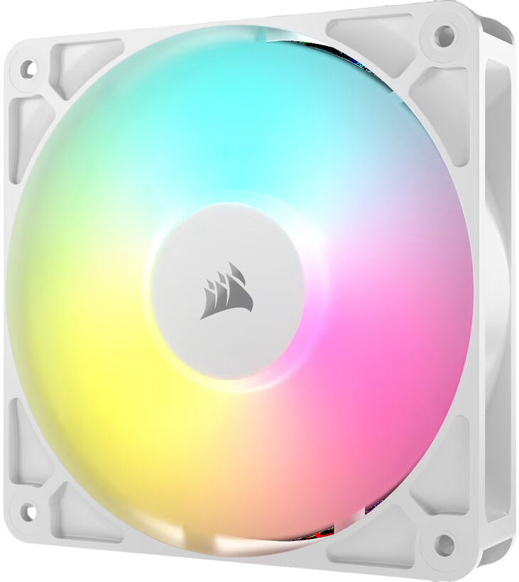 Ventilador Corsair RS120-R ARGB Reverse PWM Blanco 120mm (Pack 3) image number 2