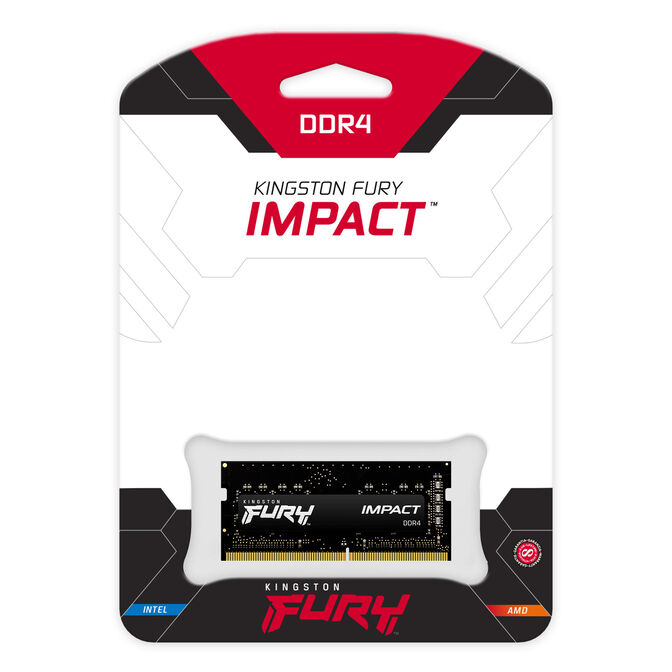 Kingston SO-DIMM 16GB DDR4 3200MHz Fury Impact CL20 image number 2