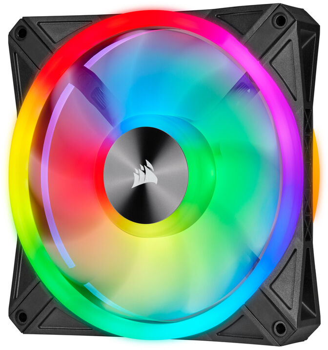 Corsair iCUE QL140 RGB Carcasa del ordenador Ventilador 14 cm Negro, Gris image number 3