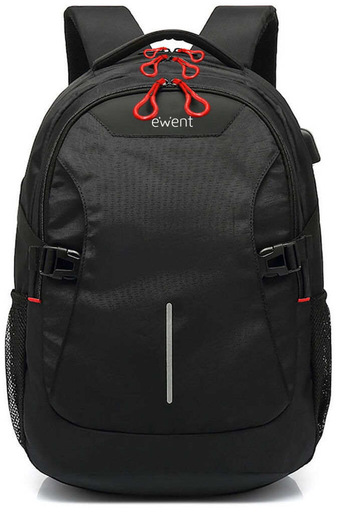 Mochila Ewent EW2526 Notebook Backpack 15.6 Preta com Porta USB image number 0