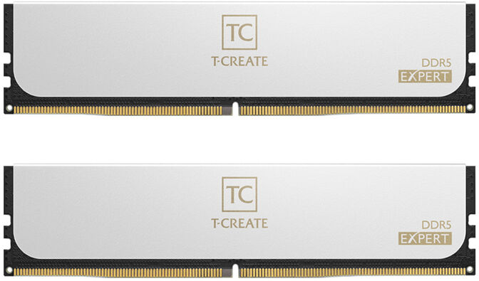 Team Group Kit 32GB (2 x 16GB) DDR5 6400MHz T-Create Expert Blanco CL32 image number 0