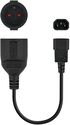 Cable Adaptador de Alimentación Nanocable C14 p/ Schuko 0.5 M Negro image number null