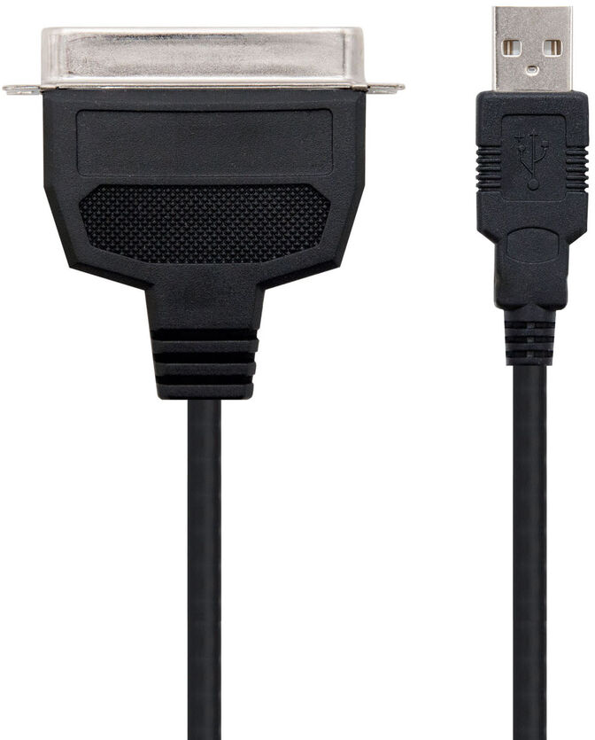 Cable Conversor NanoCable USB Impressora paralela A/M - CN36(IEEE1284)/M 1.5 M Negro image number 1
