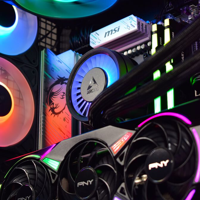 Ordenador King Mod Gamer-PC Arctic Ryzen 7 9800X3D 32GB DDR5 2TB RTX 5070 Ti WiFi W11 image number 5