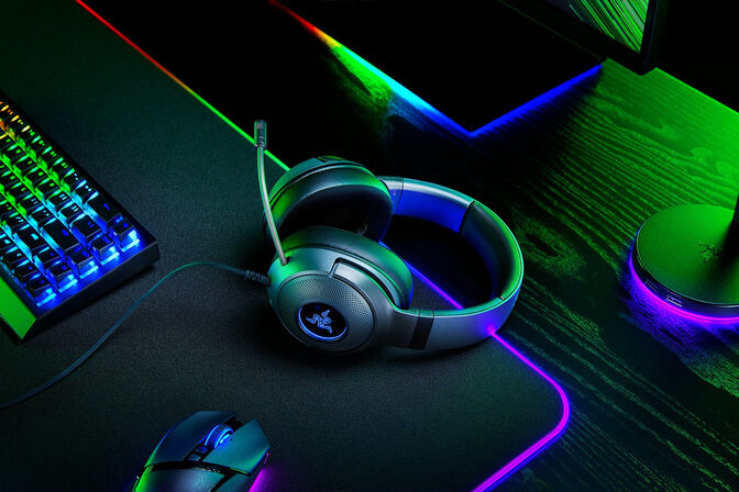 Auriculares Razer Kraken V3 X USB 7.1 Negro image number 2