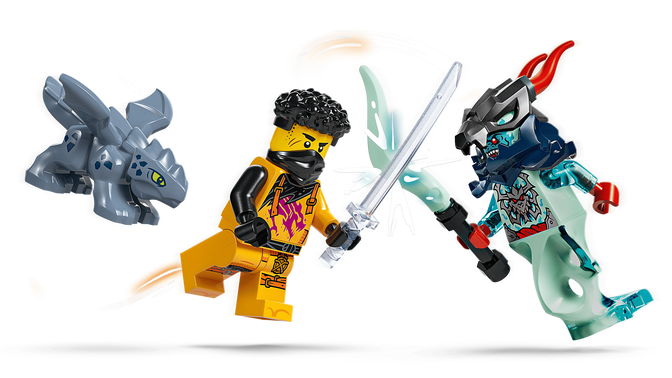 LEGO Ninjago: Meca de Combate Spinjitzu de Arin, 213 Piezas (71839) image number 4