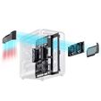 Caja ATX Jonsbo X400 PRO Vidrio Templado Curvo Gris image number null