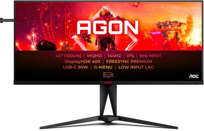 Monitor AOC AGON 40" AG405UXC IPS UWQHD 144Hz 1ms FreeSync Premium HDR400 image number 0