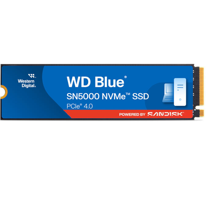 Disco SSD Western Digital Blue SN5000 1TB Gen4 M.2 NVMe (5150/4900MB/s) image number 0