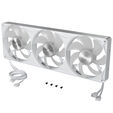Ventilador Corsair iCUE Link RS360 II Unified Frame Blancas ARGB PWM Triplo Ventilador 120mm (360mm) image number null