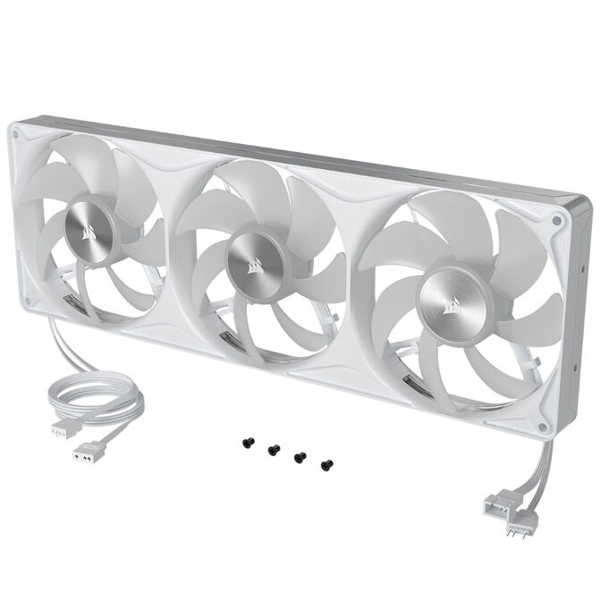 Ventilador Corsair iCUE Link RS360 II Unified Frame Blancas ARGB PWM Triplo Ventilador 120mm (360mm) image number 5