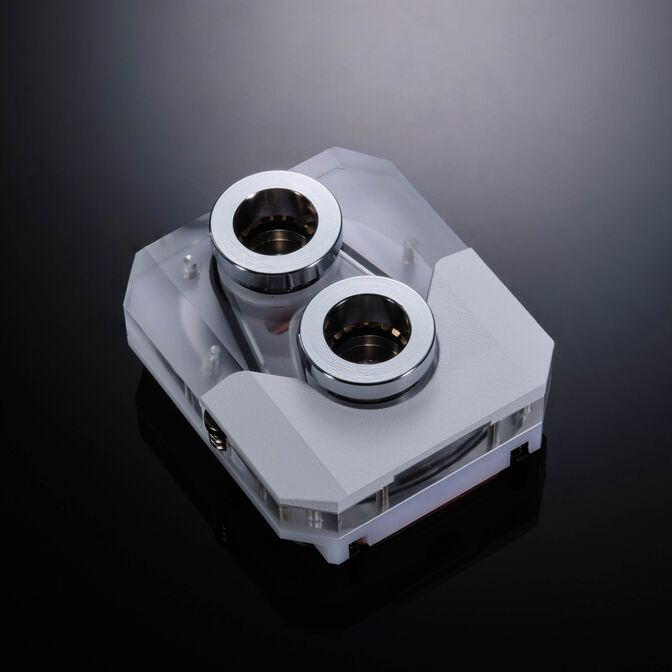 Bloque de CPU Phanteks Glacier EZ-Fit 450 - Blanco image number 1