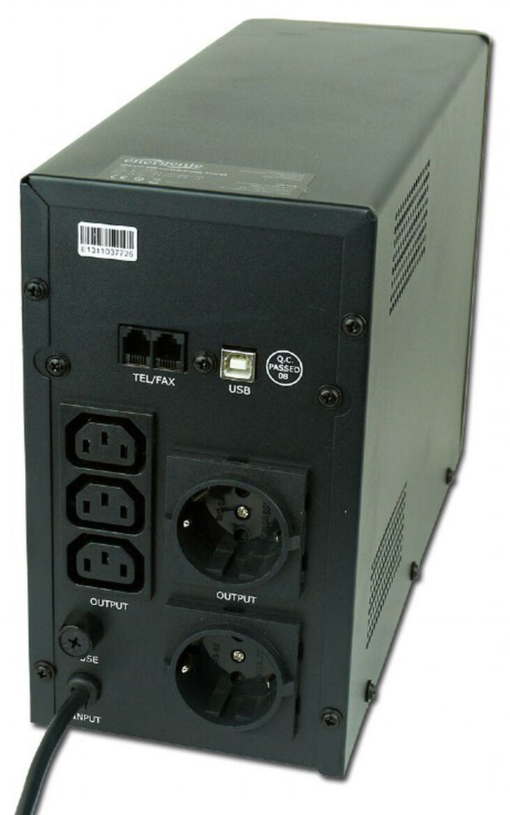 UPS Gembird EG-UPS-034 1500VA Schuko/IEC/USB Negro image number 1