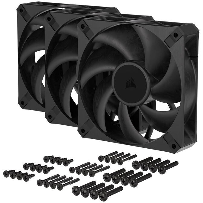 Ventilador Corsair RS120 MAX 2000RPM PWM Negro 120mm (Pack 3) image number 11