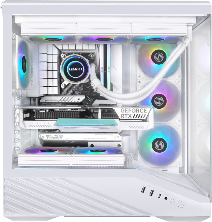 Caja ATX Lian Li Vector V100 Blanca Vidrio Templado image number 5