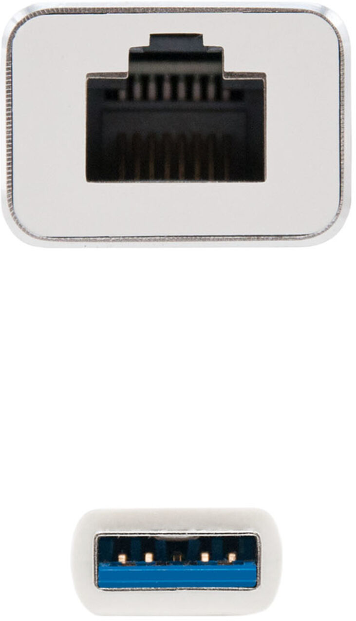 Adaptador Gigabit NanoCable USB 3.0 a Ethernet Gigabit 10/100/1000 Mbps 15 CM image number 2