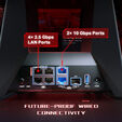 Router TP-Link Archer GE800 Gaming EasyMesh BE7200 Tri-Band Wi-Fi 7 (802.11be) Preto image number null