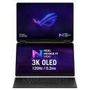 ASUS ROG Zephyrus Duo GX651AX-U94B59PB1 Intel Core Ultra 9 386H H&iacute;brido (2-en-1) 40,6 cm (16") Pantalla t&aacute;ctil 3K 64 GB LPDDR5x-SDRAM 2 TB SSD NVIDIA GeForce RTX 5070 Ti Wi-Fi 7 (802.11be) Windows 11 Home Portugu&eacute;s Gris