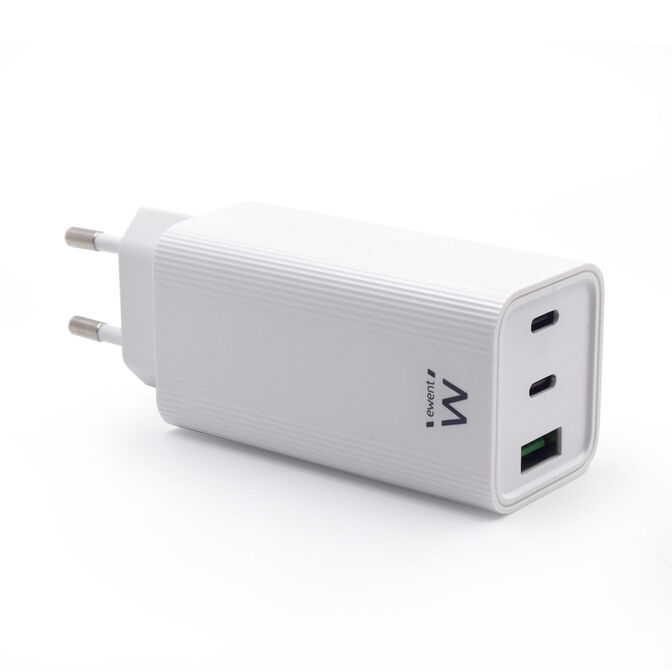 Cargador Ewent EW1323 USB-C Fast Charger 65W Blanco image number 0