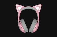 Auriculares Razer Kraken Kitty V2 BT Wireless/Bluetooth Quartz Ed.