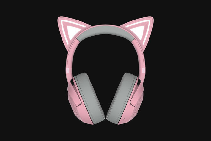 Auriculares Razer Kraken Kitty V2 BT Wireless/Bluetooth Quartz Ed. image number 0