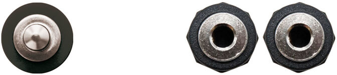 Cable de Divis&atilde;o Audio NanoCable Jack 3,5/M - 2x Jack 3,5/F 15 CM Negro image number 1