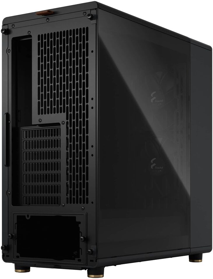 Torre ATX Fractal North Black Carbon Cristal Templado image number 4
