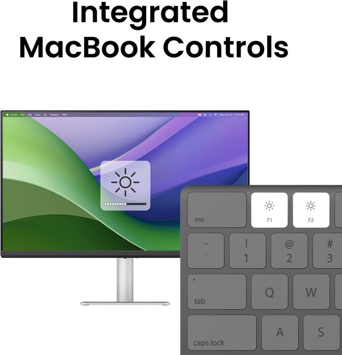 Monitor BenQ MacBook 27" MA270U IPS 4K 60Hz P3 MacBook Pro e MacBook Air USB-C (90W) Display HDR400 image number 8