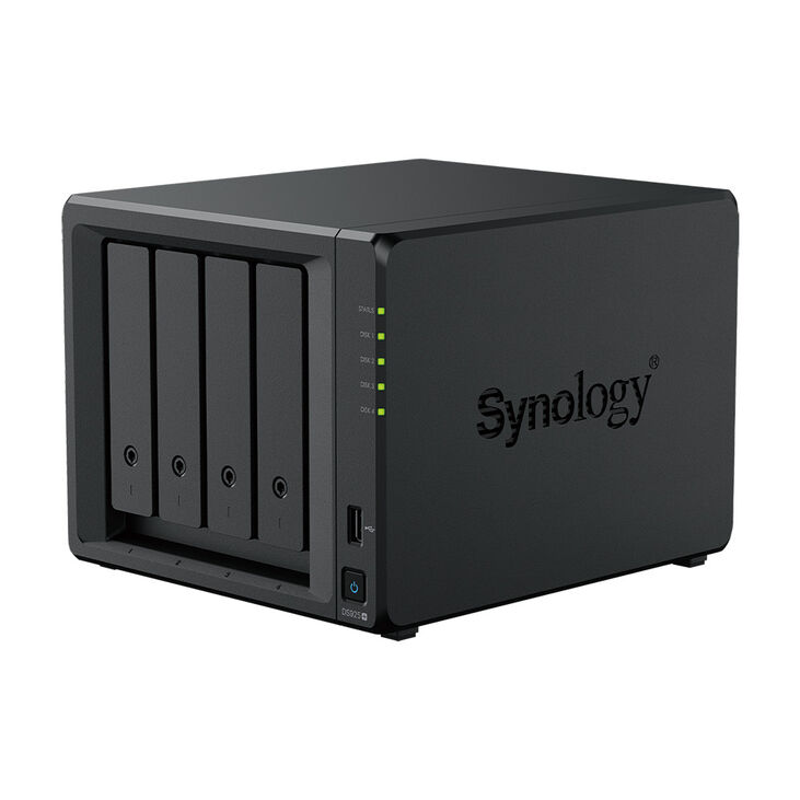 NAS Synology Disk Station DS925+ - 4 Baías - CPU 4-Core AMD Ryzen V1500B - 4GB RAM image number 1