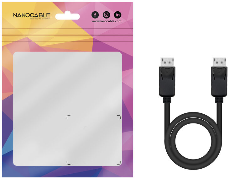 Cable DisplayPort 1.2 CCS Nanocable DP M/M 5 M Negro image number 4