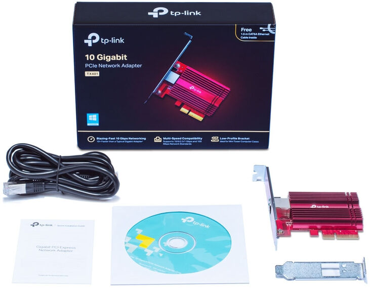 Tarjeta de Red TP-Link PCI Express Archer TX401 10 Gigabit image number 3