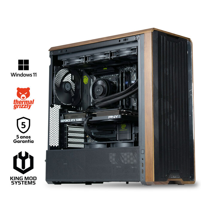 Ordenador King Mod AI-PC Ryzen 9 9950X 64GB DDR5 2TB RTX 5080 WiFi W11 PRO Bonus