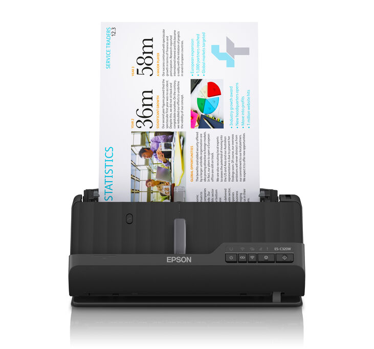 Escáner de Documentos Epson WorkForce ES-C320W image number 0