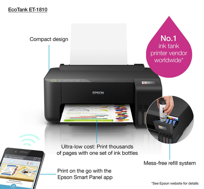 Impresora Epson EcoTank ET-1810 Wi-Fi image number 16