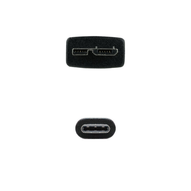Cable USB 3.0 Nanocable USB-C/M-Micro USB-B/M 1 M Negro image number 2