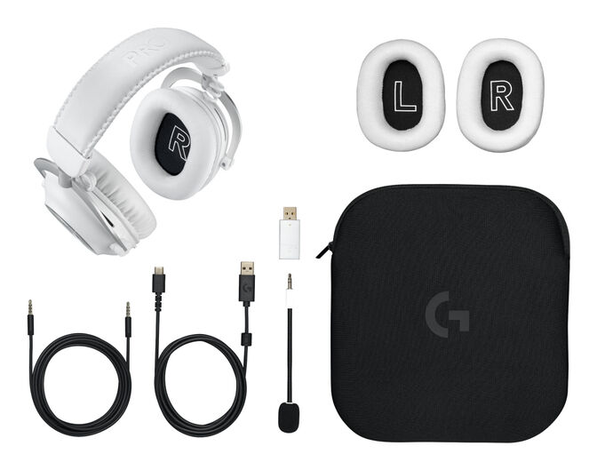 Auriculares Logitech G PRO X 2 Lightspeed Wireless/Bluetooth Blanco image number 6