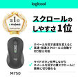 Rat&oacute;n Logitech Signature M750 L 4000DPI Wireless/Bluetooth Grafito image number null