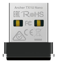 Adaptador de Rede USB TP-Link Archer TX1U Nano Wireless AX300 Wi-Fi 6