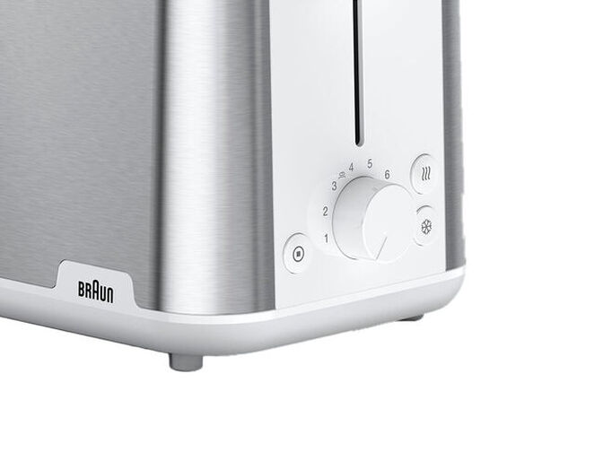 Tostadora Braun PurShine HT 1510 WH Blanco/Inox image number 2