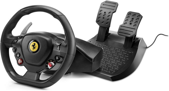 Volante + Pedales Thrustmaster T80 RW Ferrari 488 GTB - PS5 / PS4 / PC image number 0