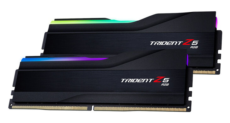 G.Skill Kit 32GB (2 x 16GB) DDR5 6000MHz Trident Z5 RGB CL40 Black- F5-6000J4040F16GX2-TZ5RK image number 3