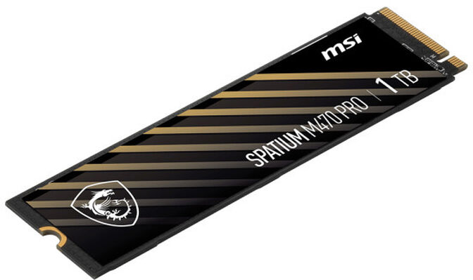 SSD MSI SPATIUM M470 PRO 1TB Gen4 M.2 NVMe (6000/4500MB/s) image number 2