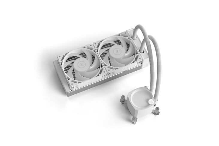 Kit Refrigeración Líquida EKWB AIO Nucleus CR240 Lux D-RGB - Blanco image number 0