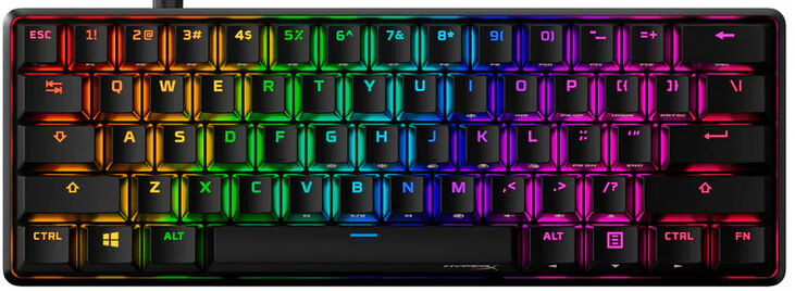 Teclado Mec&acirc;nico HyperX Alloy Origins 60 RGB Gaming US Red Switches image number 0