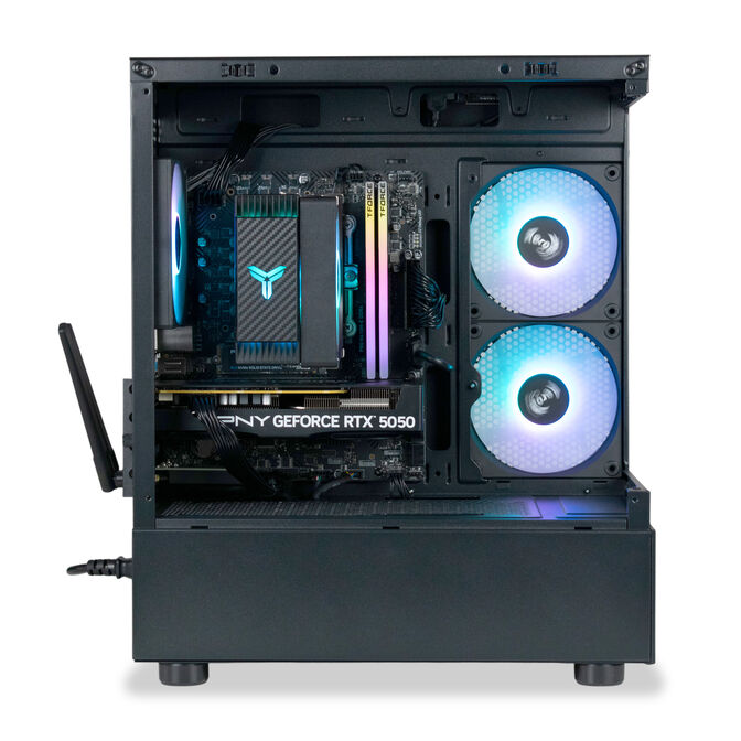 Ordenador AURA Gamer-PC Intel i5 12400F 16GB DDR4 500GB RTX 5050 WiFi W11 image number 1