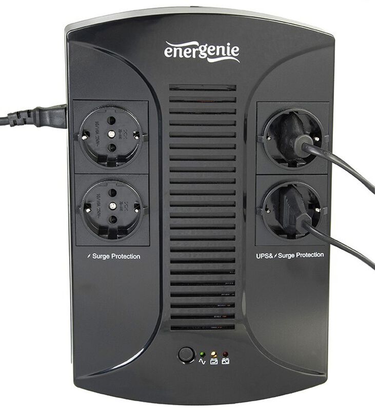 UPS Gembird EG-UPS-001 650VA Schuko Negro image number 2