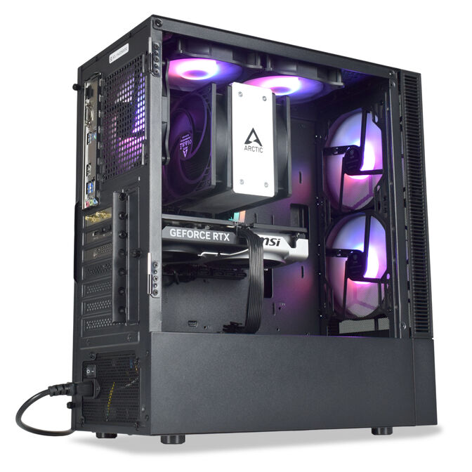 Ordenador AURA Gamer-PC Ryzen 5 7500F 16GB DDR5 1TB RTX 5060 Ti WiFi W11 image number 2