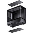 Caja Micro-ATX Jonsbo D200 Vidrio Templado Negro image number null