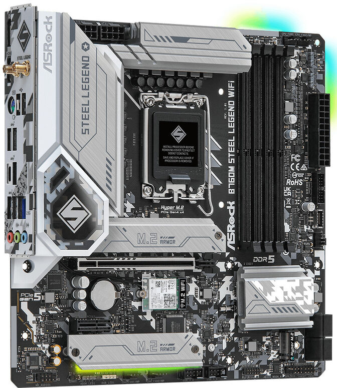 Placa Base ASRock B760M Steel Legend image number 3