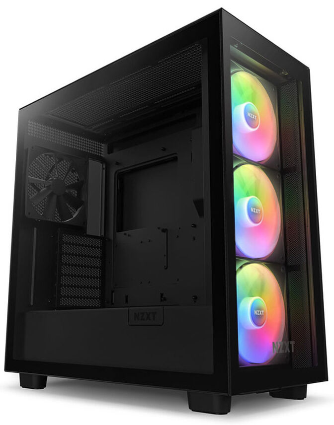 Torre ATX NZXT H7 Elite RGB Negro Cristal Templado image number 0
